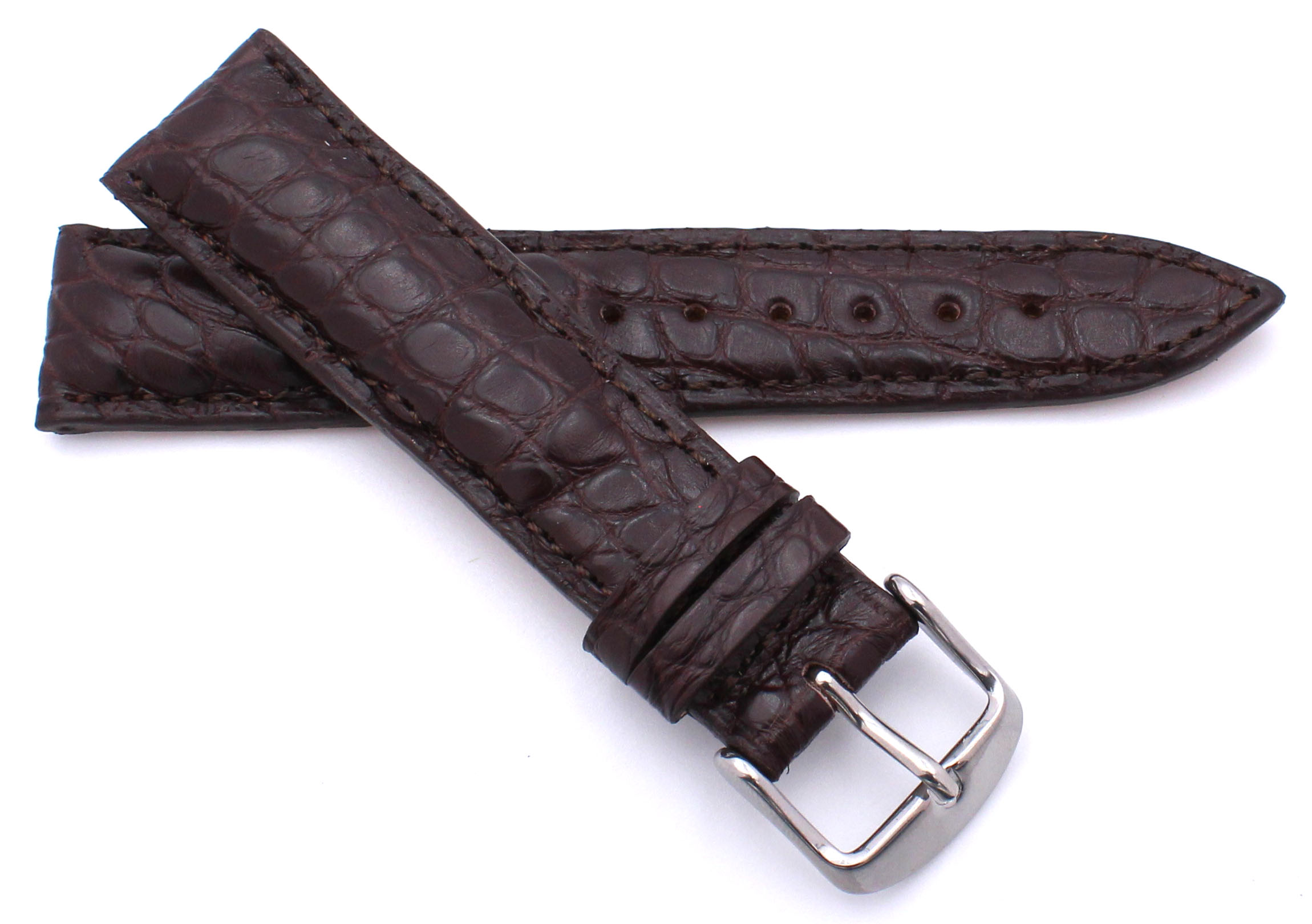 Alligator Uhrenarmband Detail